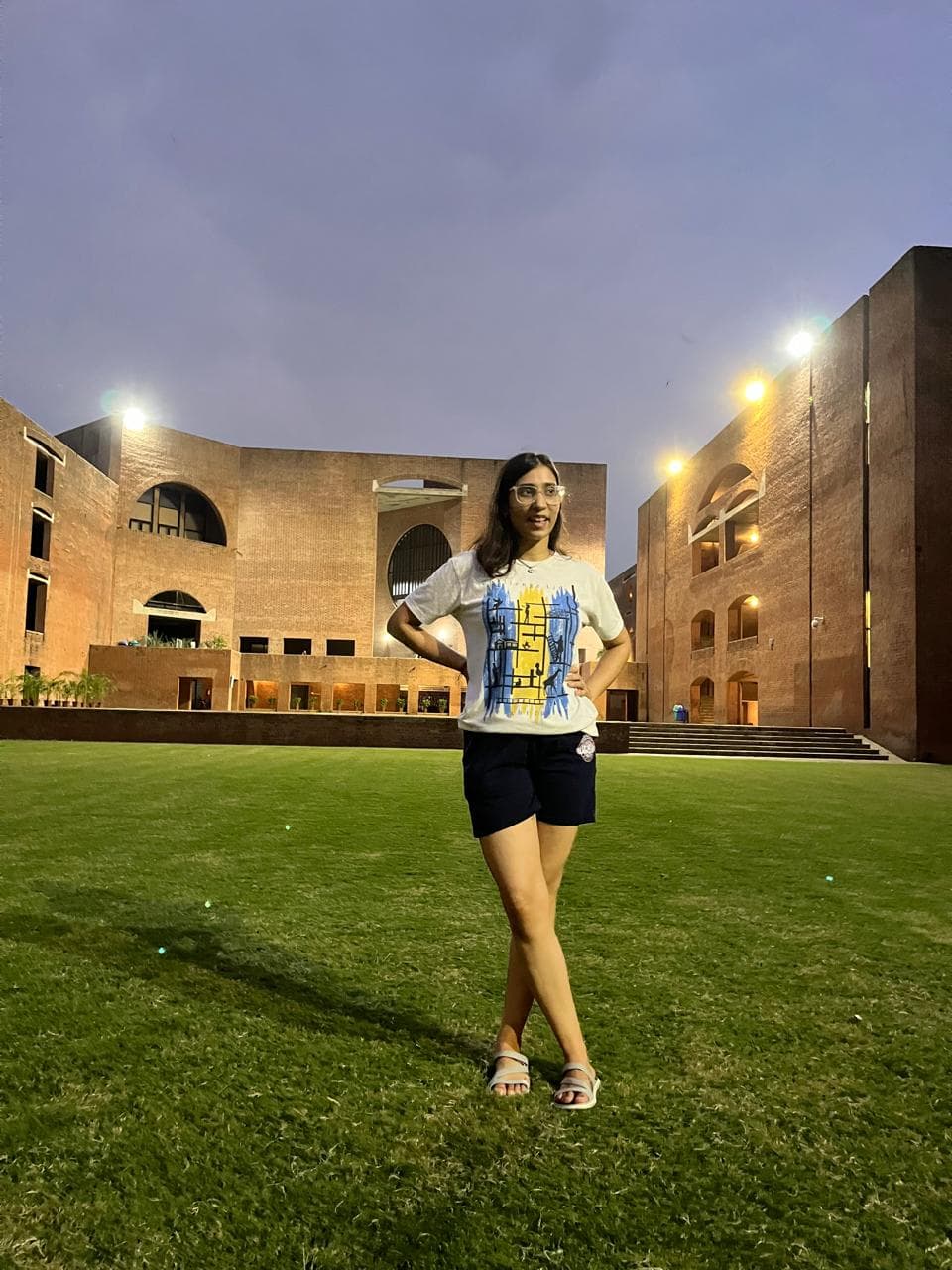 Sudha at campus