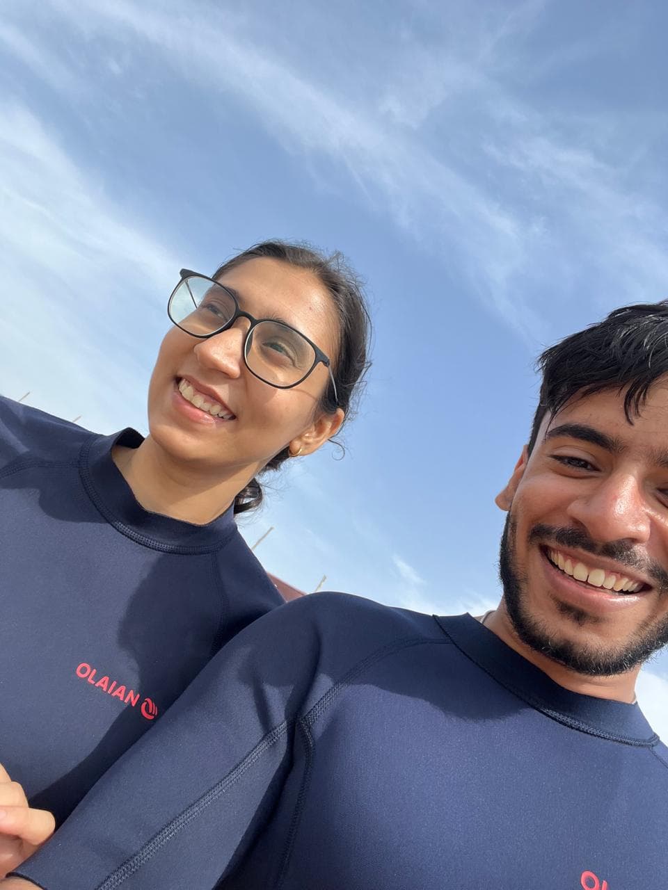 Yogi & Sudha — water sports