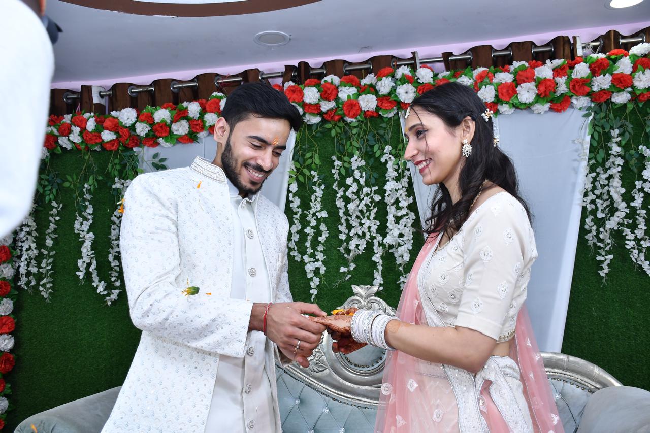 Yogi & Sudha — ring ceremony